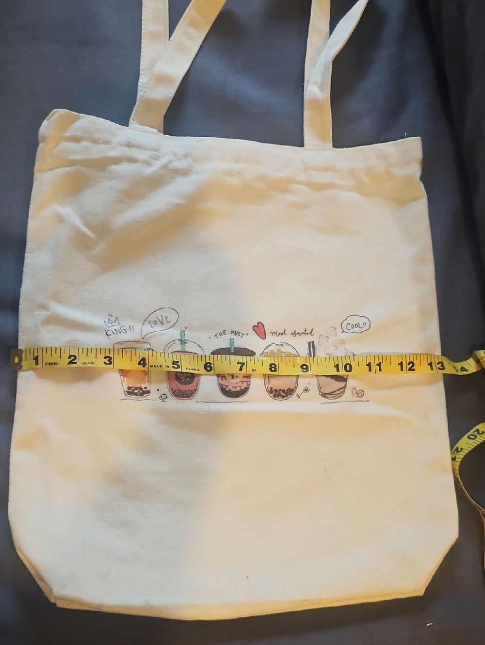 Bobo Tea Canvas Tote - Picture 3 of 8